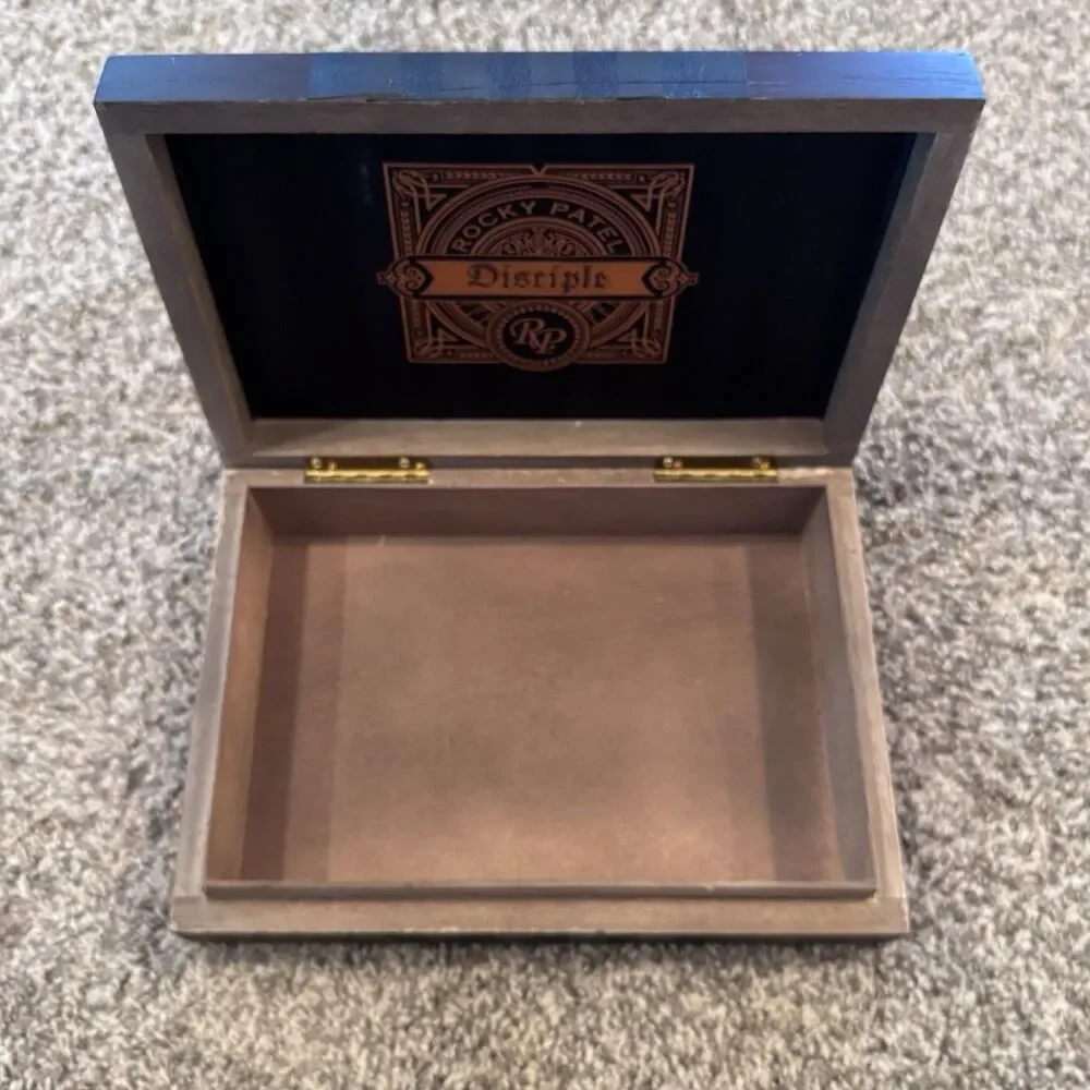 Rocky Patel Disciple Toro Empty Wood Cigar Box 9.5